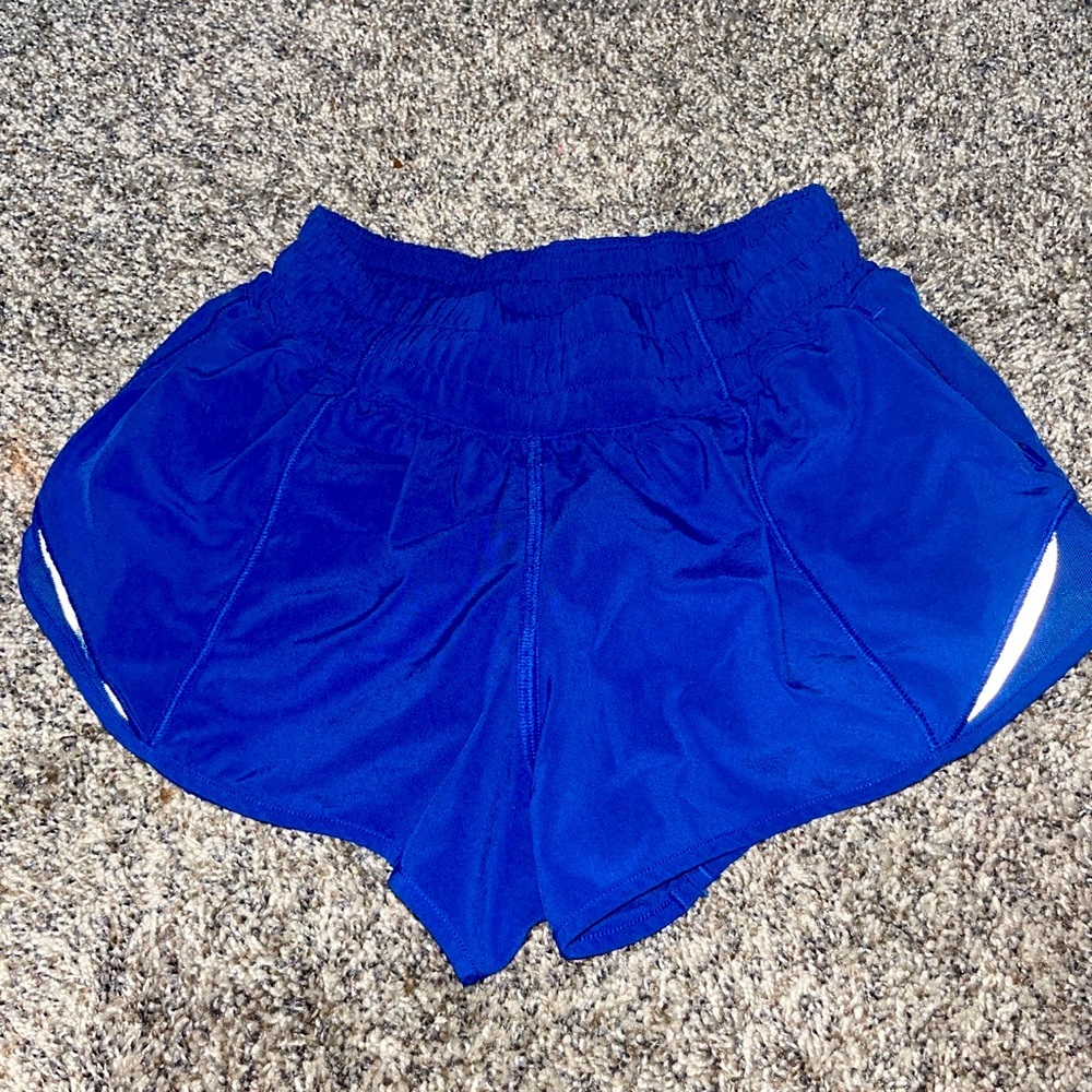 Rare royal blue Lululemon hottie hot shorts